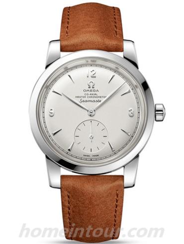 欧米茄511.12.38.20.02.001男表海马系列-棕色表带/表径38mm