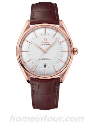 欧米茄511.53.40.20.02.001男表海马系列-棕色表带/表径39.5mm