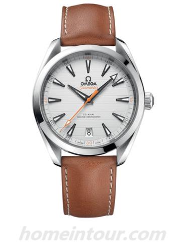 欧米茄220.12.41.21.02.001男表海马系列-棕色表带/表径41mm