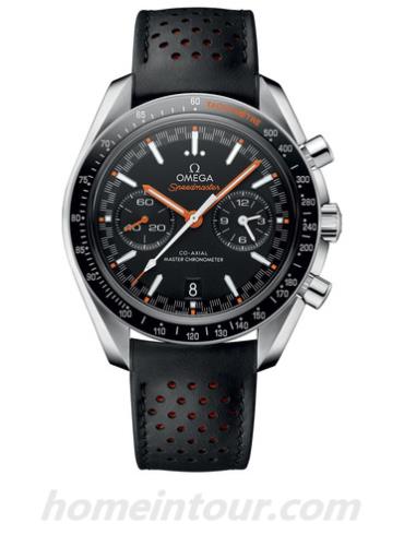 欧米茄329.32.44.51.01.001男表超霸系列-黑色表带/表径44.25mm