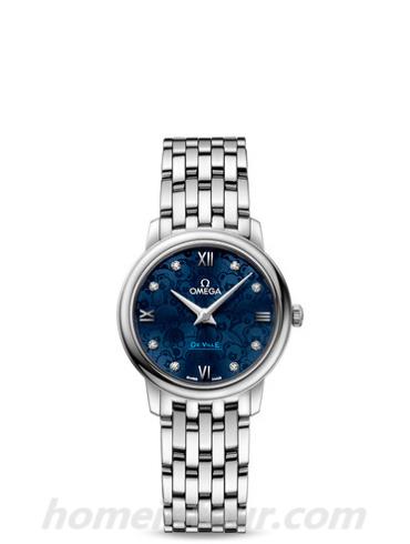 欧米茄424.10.27.60.53.003女表碟飞系列-银色表带/表径27.4mm