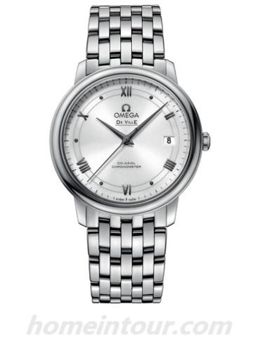 欧米茄424.10.37.20.04.001女表碟飞系列-银色表带/表径36.8mm