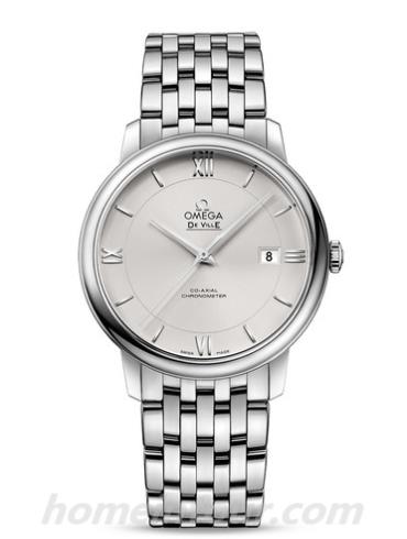 欧米茄424.10.40.20.02.003男表碟飞系列-银色表带/表径39.5mm