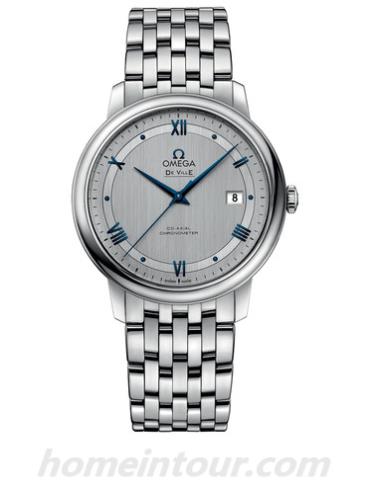 欧米茄424.10.40.20.02.001男表碟飞系列-银色表带/表径39.5mm