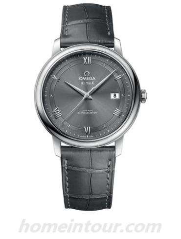 欧米茄424.13.40.20.06.001男表碟飞系列-灰色表带/表径39.5mm