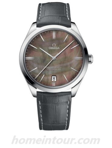 欧米茄432.53.40.21.07.001男表碟飞系列-灰色表带/表径40mm