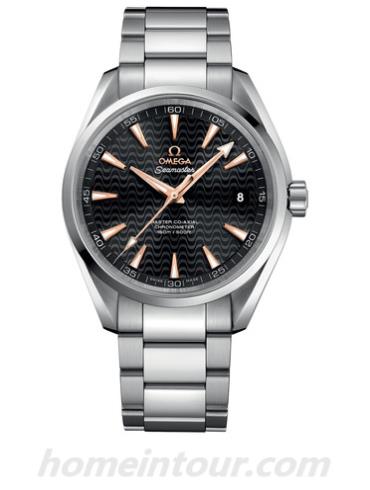 欧米茄231.10.42.21.03.006男表海马系列-银色表带/表径41.5mm