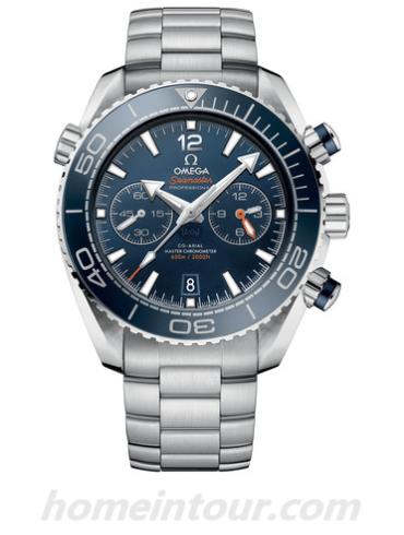 欧米茄215.30.46.51.03.001男表海马系列-银色表带/表径45.5mm