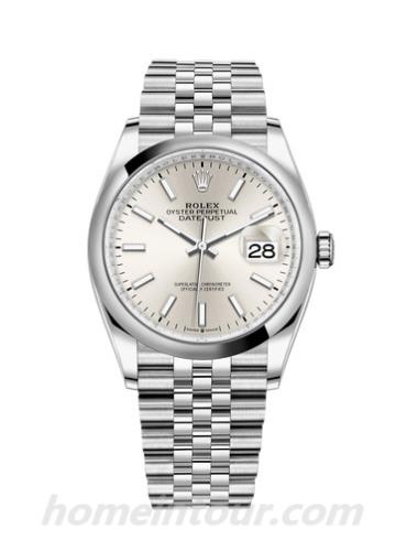 劳力士126200-0001男表日志型-表带/表径36mm