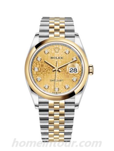 劳力士126203-0033男表日志型-表带/表径36mm