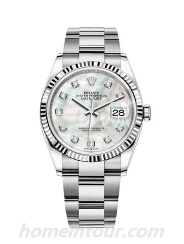 劳力士126234-0020男表日志型-表带/表径36mm