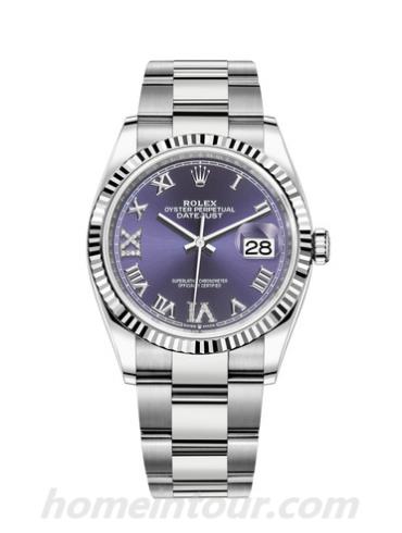 劳力士126234-0022男表日志型-表带/表径36mm