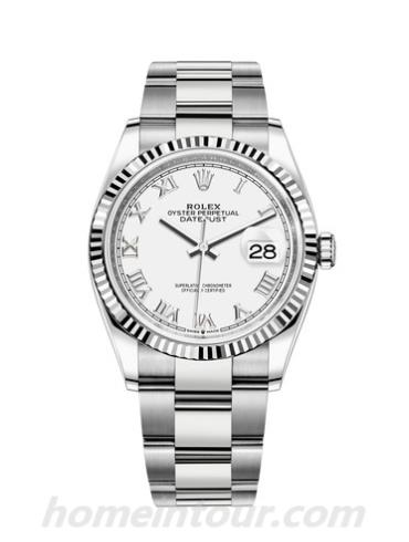 劳力士126234-0026男表日志型-表带/表径36mm