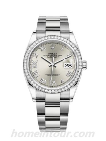 劳力士126284RBR-0022男表日志型-表带/表径36mm