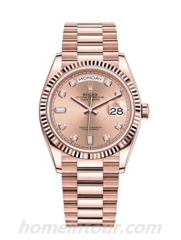 劳力士128235-0009男表星期日历型-表带/表径36mm