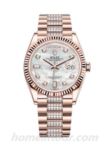 劳力士128235-0032男表星期日历型-表带/表径36mm