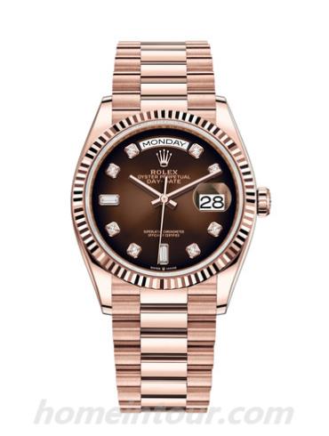 劳力士128235-0037男表星期日历型-表带/表径36mm