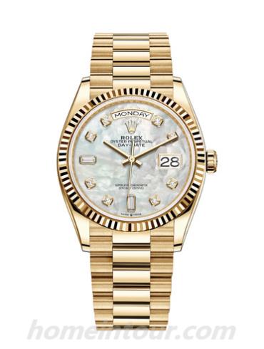 劳力士128238-0011男表星期日历型-表带/表径36mm