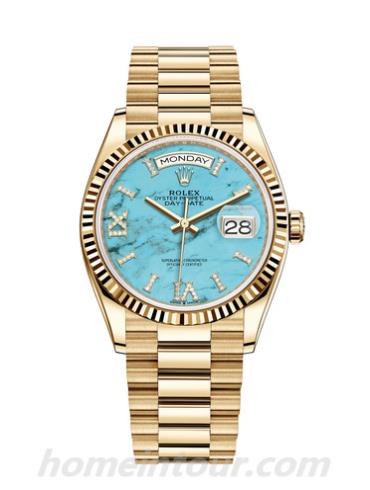 劳力士128238-0071男表星期日历型-表带/表径36mm