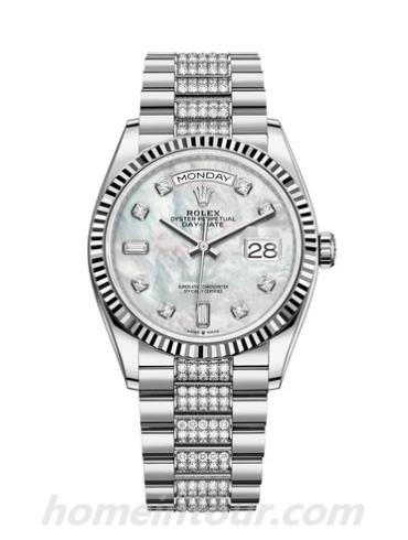 劳力士128239-0026男表星期日历型-表带/表径36mm