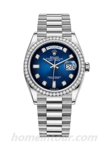 劳力士128349RBR-0010男表星期日历型-表带/表径36mm