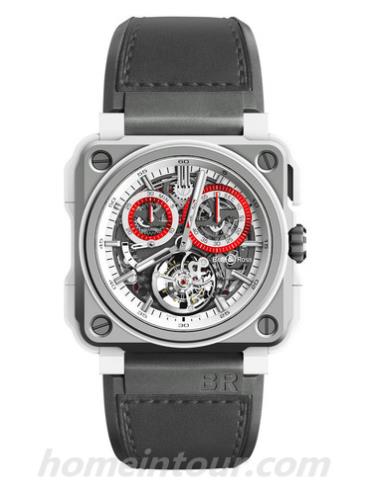 柏莱士BRX1-CHTB-WHC男表AVIATION系列-灰色表带/表径45mm