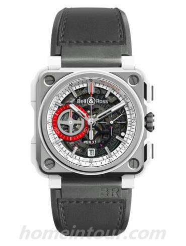 柏莱士BRX1-WHC-TI男表AVIATION系列-灰色表带/表径45mm