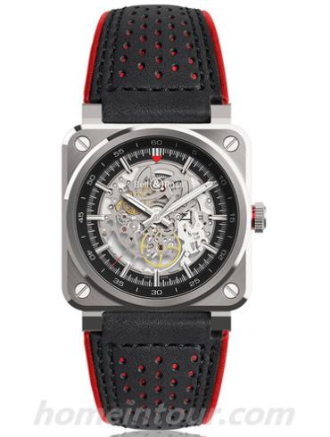 柏莱士The_BR_03-92_Aero_GT男表AVIATION系列-黑色表带/表径42mm