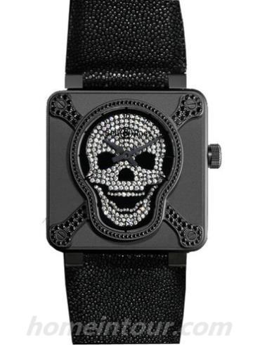 柏莱士BR_01_AIRBORNE_415男表AVIATION系列-黑色表带/表径46mm