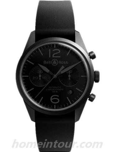 柏莱士BR_126_PHANTOM男表VINTAGE系列-黑色表带/表径41mm