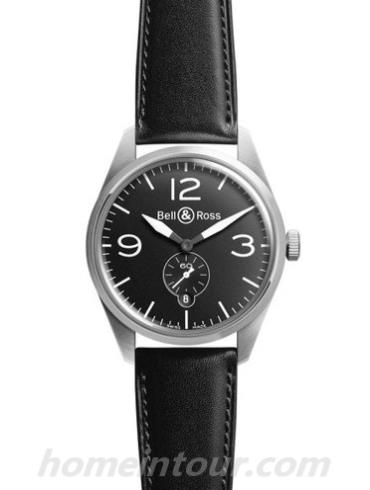 柏莱士BR_123_ORIGINAL_BLACK男表VINTAGE系列-黑色表带/表径41mm