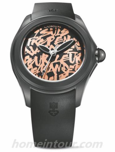 昆仑L082_03367男表HERITAGE系列-黑色表带/表径47mm