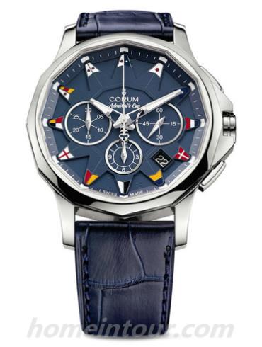 昆仑A984_02987男表海军上将杯系列-蓝色表带/表径42mm