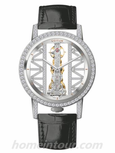 昆仑B113_03043男表昆仑桥系列-黑色表带/表径43mm