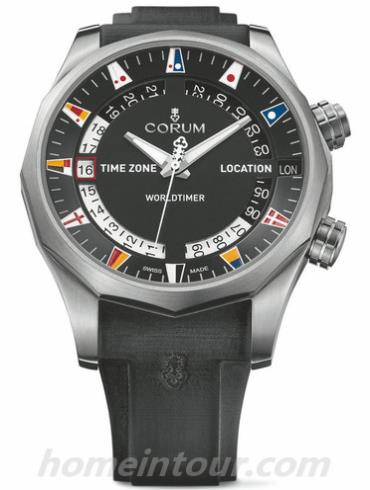 昆仑A637_02744男表海军上将杯系列-黑色表带/表径47mm