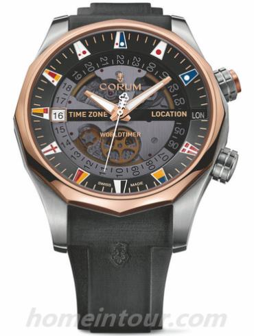 昆仑A637_02743男表海军上将杯系列-黑色表带/表径47mm