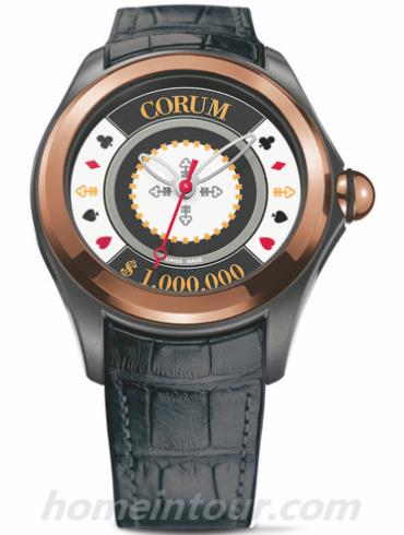 昆仑L082_03008男表HERITAGE系列-黑色表带/表径47mm