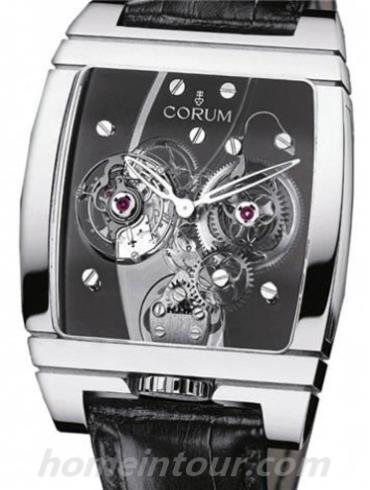 昆仑382.870.59_0F01_0000男表昆仑桥系列-黑色表带/表径38x53mm