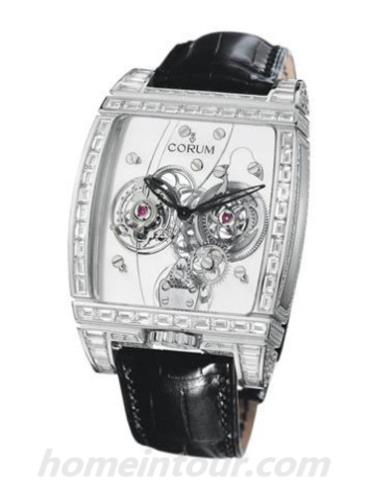 昆仑382.859.69_0F81_0000男表昆仑桥系列-黑色表带/表径38x53mm