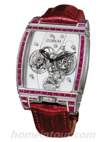 昆仑382.856.69_0F86_0000男表昆仑桥系列-红色表带/表径38x53mm