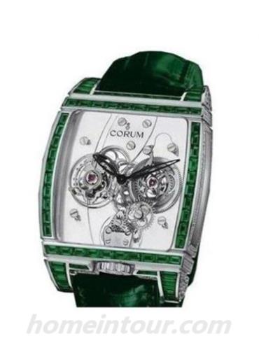 昆仑382.852.69_0F87_0000男表昆仑桥系列-绿色表带/表径38x53mm