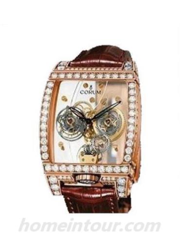 昆仑382.851.85_0F02_000男表昆仑桥系列-棕色表带/表径38x53mm