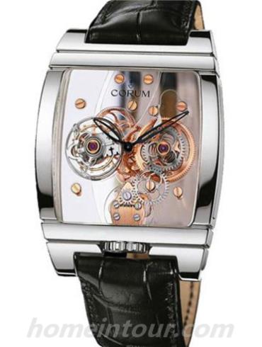 昆仑382.850.70_0F01_0000男表昆仑桥系列-黑色表带/表径38x53mm