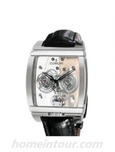 昆仑382.850.59_0F01_0000男表昆仑桥系列-黑色表带/表径38x53mm