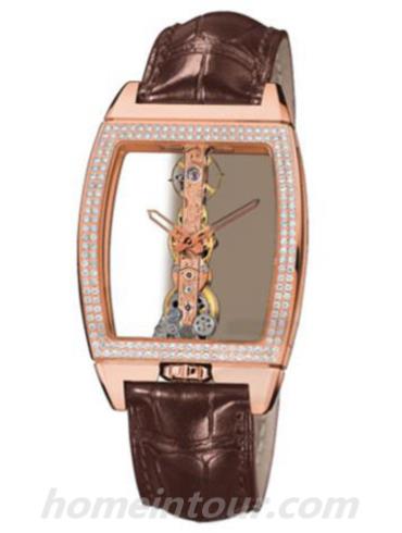 昆仑113.161.85_0002_0000男表昆仑桥系列-棕色表带/表径34x51mm