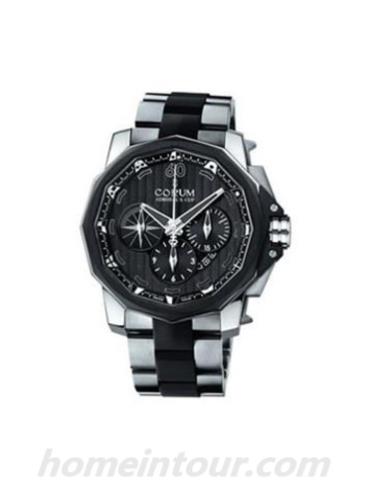 昆仑753.935.06_V791_AN52男表海军上将杯系列-银色/黑色表带/表径48mm