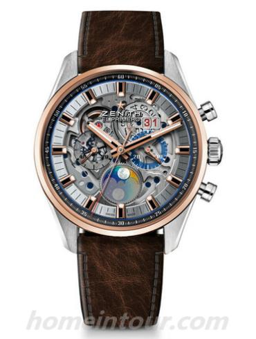 真力时51.2530.4047_78.C810男表EL PRIMERO系列-棕色表带/表径45mm