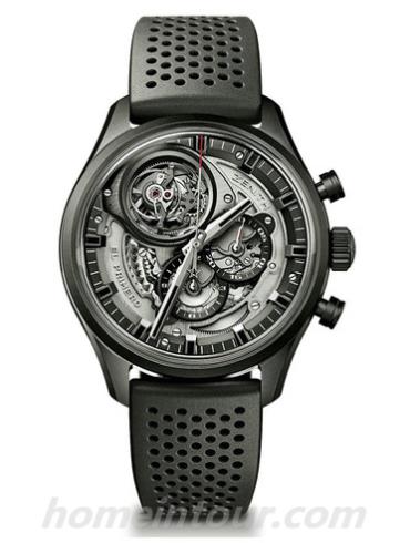 真力时49.2520.4035_98.R576男表EL PRIMERO系列-黑色表带/表径45mm