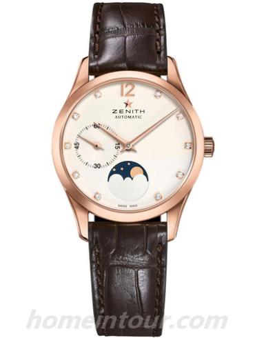 真力时18.2310.692_81.C709女表ELITE系列-棕色表带/表径33mm