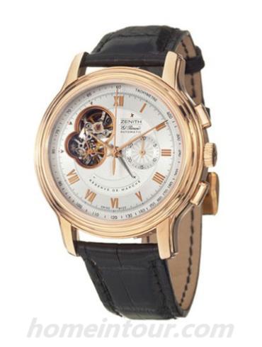 真力时18.1260.4021_01.C505男表EL PRIMERO系列-黑色表带/表径45mm